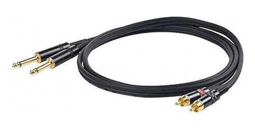 Cable De Audio 2 Rca  A 2 Plug Proel Chlp310lu5  Abregoaudio