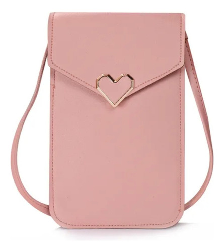 Bolso Billetera Porta Celular Tactil Cuero Pu