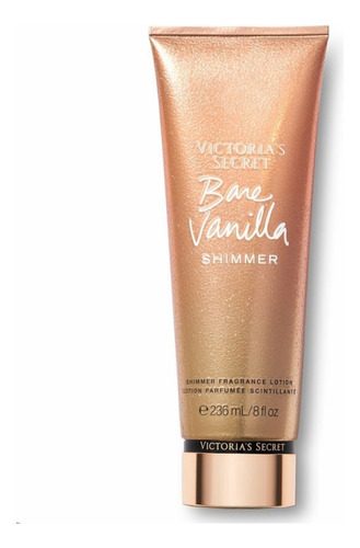 Crema Victorias Secret Bare Vainilla Shimmer Con Brillos