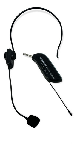 Microfone Sem Fio Soundvoice Mm 113 Series Headset- 02 Cor Preto