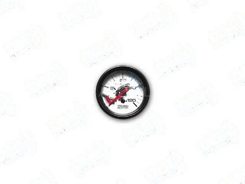 Reloj Presion Aceite Fondo Blanco 120lbs/p2 Diametro: 52mm