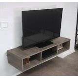 Mueble Mesa Para Tv Flotante Melamina 120 Cm