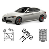 Cambio De Aceite Elaion F50 5w40 Y Filtro Alfa Romeo Giulia