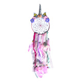 Atrapasueños Unicornio Colgante Decoracion Niñas Plumas