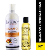 Shampoo Sin Sulfato Organico Y Serum Reparador Capilar Argan