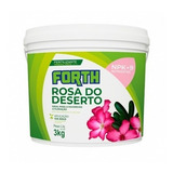 Fertilizante Adubo Forth Rosa Do Deserto Balde 3kg Floração