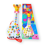 Brinquedo Musical Interativo Guitarra Girafa Sons De Bichos