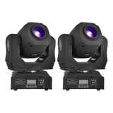 2x Moving Head Spot Led 60w Osram 8 Desenhos/ Cores Dj Festa Bivolt