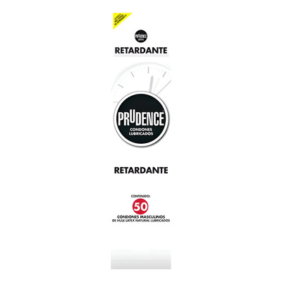 Condones Prudence Retardante Caja Con 50 Piezas | Envío gratis