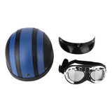 Casco De Moto Para Hombre Y Mujer, Parasol Con Gafas Rh A031