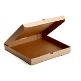 50 Cajas Pizza Kraft 35 Cm (14 Pulgadas) Corrugado