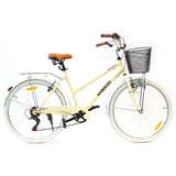 Bicicleta Paseo R26 Mujer Randers Shimano Vintage Crema