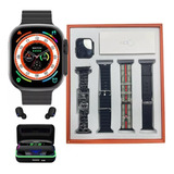 Smartwatch Ultra Mini 41mm Preto Compatível iPhone Samsung