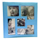 Álbum Fotográfico Más 200 Fotos 10x15 Cuero Azul
