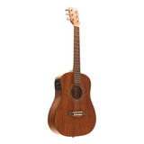 Guitarra Electroacústica De Viaje Bamboo Baby Mahogany Caoba