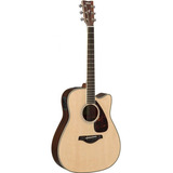 Yamaha Fgx830c | Guitarra Electroacustica Con Corte Color Natural Material Del Diapasón Wengué Orientación De La Mano Diestro
