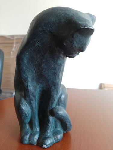 Figura Gato Negro Austin Sculpture