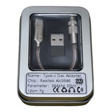 Adaptador De Auriculares Alc5686 Usb C Dac 32bit/386khz Hifi