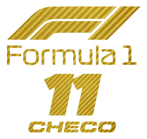 Sticker 11 Checo Perez Formula 1 F1 Vinil Estampado