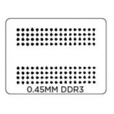 Stencil Ddr3 Reballing Bga Calor Direto Memoria