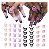 40 Dijes De Uñas Kawaii Para Decoración De Uñas De Gatit.