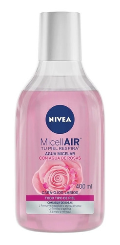 Nivea Agua Micelar Desmaquillante Agua De Rosas 400ml