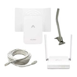Kit Aquario Cpe-4000, Router 4g Con Wifi, Mástil Y Cable 5m