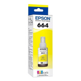 Botella De Tinta Epson T664 Original Amarillo L210 L355 L380