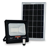 Holofote Solar Autonomo 1000lm Prova D'água 12h Kit Completo