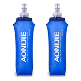 2 Piezas Aonijie 500ml Botella De Agua Blanda Deportiva