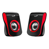 Parlante Genius Sp-q180 Usb Rojo 