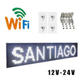 Letreros Led Programables Con Wifi De Auto 12-24v Blanco