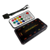 Controladora Rgb 6 Pinos 12v + Controle Remoto Pc Gamer Led