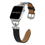 Correa De Cuero Glamuroso Para Apple Watch De 38/40/1.614pul