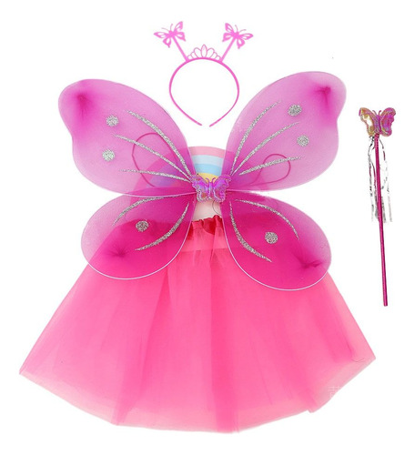 Juego De 4 Diademas Con Forma De Mariposa Para Niños, Alas,