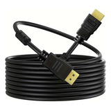 Cabo Hdmi 10m - Cabo Hdmi 2.0 4k Full Hd Com Filtro