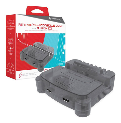 Mini Dock Negro Transparente Hyperkin Para Nintendo Switch
