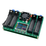 Tester Analizador Baterias 18650 4 Canales Lcd Capacidad Mah