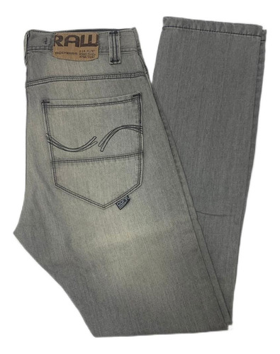 Jean Semi Recto Gris Vintage