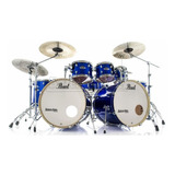 Bateria Pearl Double Bas 22',22',8,10,12,14,16  C/ Ferragem