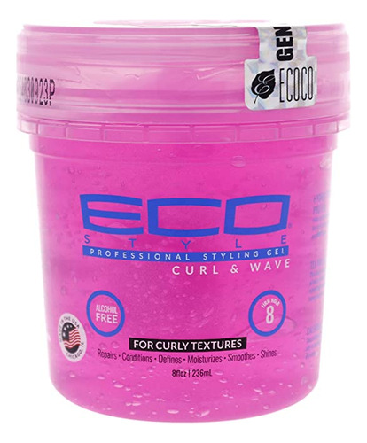 Ecoco Eco Style Gel - Curl & Wave 8 Oz, I