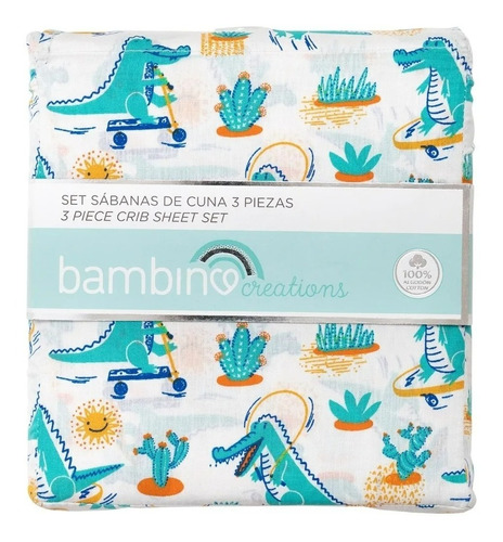 Sábanas De Cuna Bambino Niño.