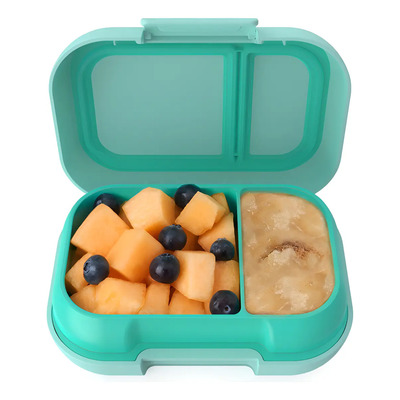 Bentgo Kids Snack Lonchera Hermética Con División Aqua Color Verde | Envío gratis