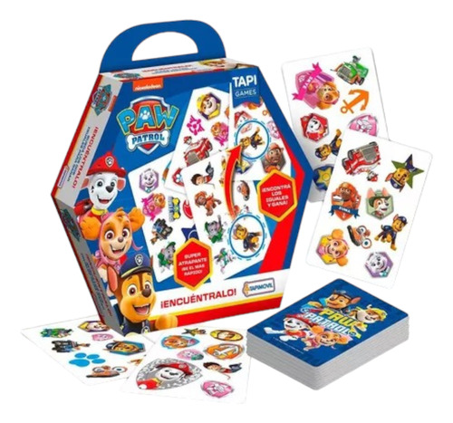 Juego De Cartas Mesa Encuéntralo Paw Patrol 