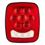 Calavera 10 Leds Aro Led Cob Gel Luz Roja / Blanca Tunelight