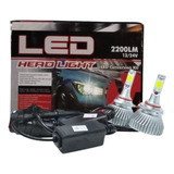 Kit 20 Lâmpadas Super Led 6000k 4400 Lumens Xenon Atacado H4