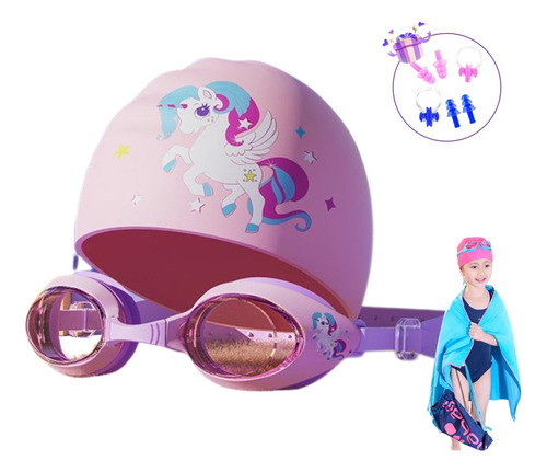 Googles De Natación Para Niños, Juegos Gafas,gorro De Baño