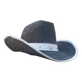 Sombrero Cowboy Vaquero Country  Negro Y Blanco Exclusivo