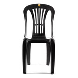 Kit 6 Cadeiras De Plástico Bistrô Piscina Suporta 182kg 