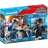 Policia Bicicleta Playmobil Niños Linea Policias Intek 0573